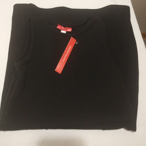 Aqua Youth Solid Black A-line Sleeveless Dress - Picture 7 of 16